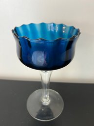 Blue Optic Cocktail Glass