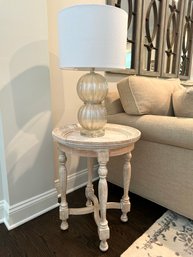 French Country Petite Circular Side Table