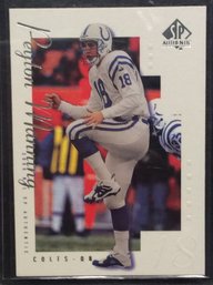 2000 Upper Deck SP Authentic Peyton Manning - M