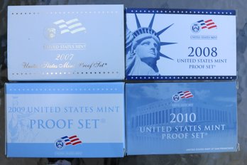 4 Mint Proof Sets 2009 2010 2011 2012