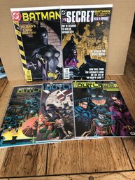 5 Batman Comic Books.   Lot 163