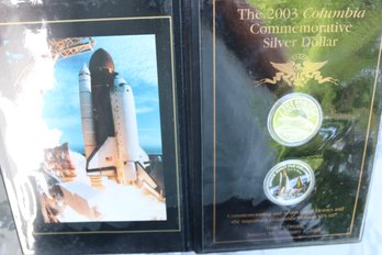 2003 Columbia Space Shuttle Silver Dollar