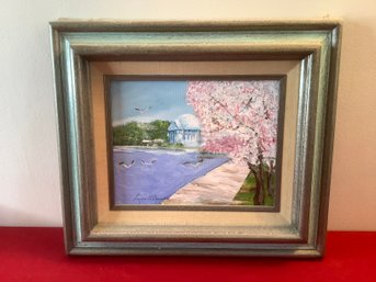 Linore Gerardi Signed Oil Painting Landscape