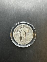 Beautiful 1927 Standing Liberty Silver Quarter