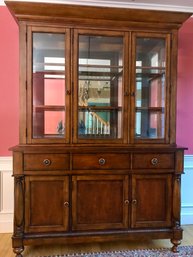 BASSETT FURNITURE Lighted Buffet Cabinet