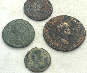 Collection Of Ancient Roman Bronze Coins- Includes Diocletian Antioch