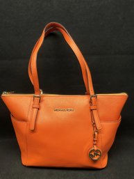 Michael Kors Optic Orange Tote Bag