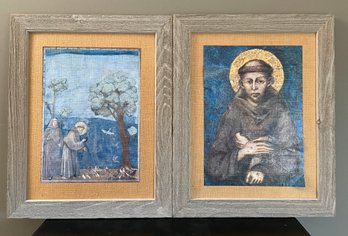 Two Framed Prints Of St. Francis Of Assisi