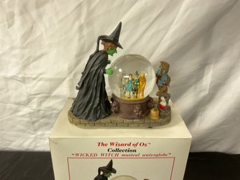 Vintage Wicked Witch Musical Water Globe