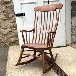 An Antique Boston Rocker - Warm Warn Patina