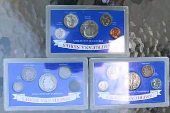 3 Silver Coins Sets