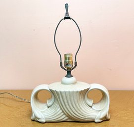 A Beautiful Art Deco Ceramic Lamp