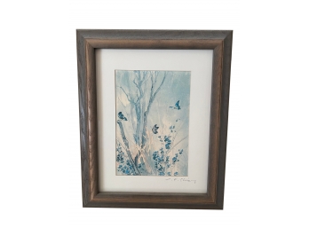 Framed Watercolor - C F Chiang