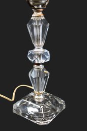 Vintage MCM Crystal Table Lamp