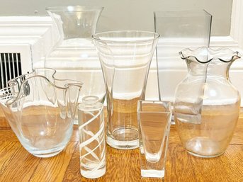 An Assortment Of Glass Vases