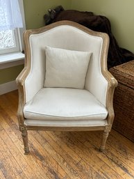 A BALLARD DESIGNS ARMCHAIR