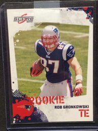 2010 Panini Score Rob Gronkowski Rookie Card - M