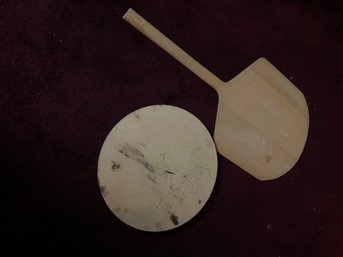 Pizza Stone And Paddle