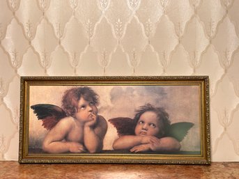 Raphael Two Angels Framed Print