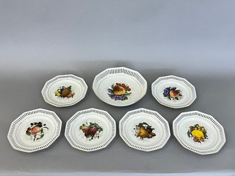 Schwarzenhammer Bavaria Set Of 6 Small Plates And Serving Bowl