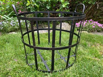 A Vintage Metal Basket