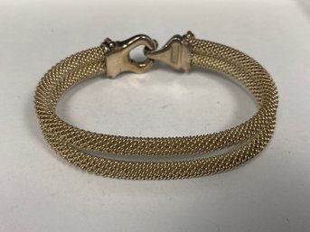 Vintage Joseph Esposito Sterling Mesh Bangle