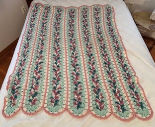 Hand Crafted Crocheted Throw/blanket