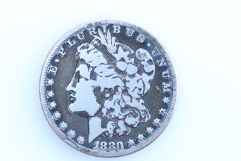 1880 S Silver Morgan Dollar Coin