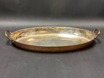 A Vintage Copper Gratin Pan By Spring, Made In Switzerland