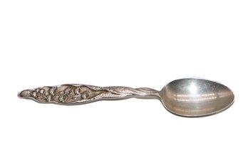 Whiting Sterling Silver Spoon With Gorgeous Flower Designed - 29 Grams