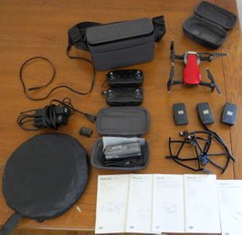 A DJI Mavic Air Drone With Accessories