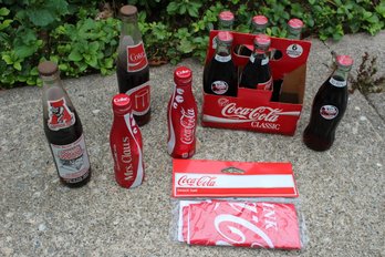 Coca-Cola Lot Six(6) Commemorative 50th Anniv Unopen Bottles Paul 'Bear' Bryant & Univ Of Georgia Bottless