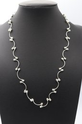 Gorgeous Sterling Silver Lattice Necklace