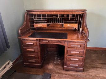 Antique Roll Top Desk