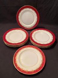 12 Dinner Plates By Paragon Fine China - Made In England