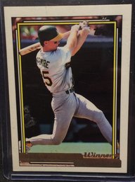 1992 Topps GOLD Mark McGwire - M