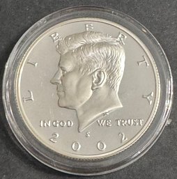 2002-S Uncirculated Proof Ninety Percent Silver Kennedy Half Dollar