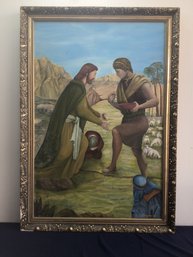 'Issachar And Dan' Rayburn Signed Oil On Canvas