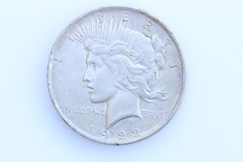 1922  Silver Peace Dollar Coin
