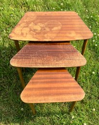 Mid-century Modern Guitar Pick Nesting Tables