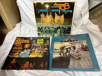 Motown Vintage Vinyl LP Records Trio