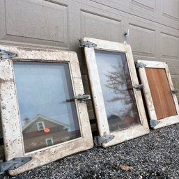 A Collection Of Antique Freezer Doors