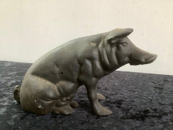 Cast Iron Pig Bank