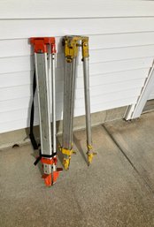 Two Surveying Tripods