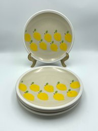 Set Of 4 Vintage Whipped Cream And Lemon Meringue Dishes By Jepcor International