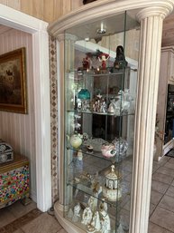 Glass Display Case With Pillar Ends