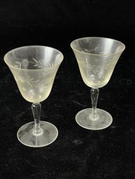 Stemmed Cordial Glasses