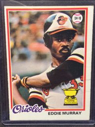 1978 Topps Eddie Murray Rookie Cup Card - M