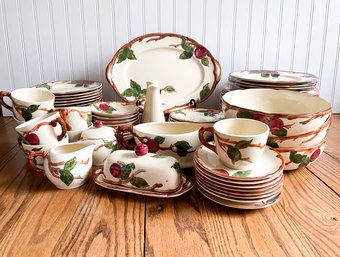 A Vintage Collection Of Franciscan Ware 1940-47 Hand Decorated & Stamp Earthenware