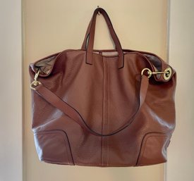 Coach Hadley Luxe Grain Leather Large Duffle, Style #F31328